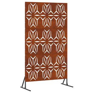 vidaXL Privacyscherm 100 x 50 x 180 cm weervast staal Roestkleurig