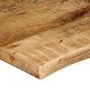 vidaXL Tafelblad met natuurlijke rand 110x60x2,5 cm massief mangohout