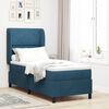 vidaXL Boxspringbed met matras Donkerblauw 200 x 80 cm Polyester