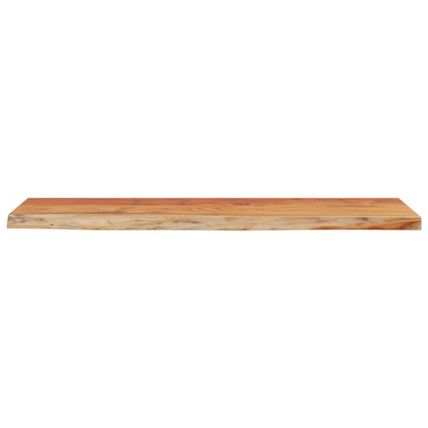 vidaXL Wandschap rechthoekig natuurlijke rand 80x20x3,8 cm acaciahout