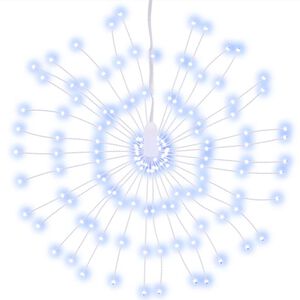 vidaXL Kerstverlichting vuurwerk 140 koudwitte LED's 17 cm