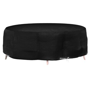 vidaXL Tuinmeubelhoes eilandlounge 10 oogjes rond &Oslash; 236x67 cm