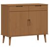 vidaXL Dressoir MOLDE Caramel 90 x 40 x 80 cm