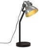 vidaXL Bureaulamp 25 W E27 17x17x60 cm vintage zilverkleurig