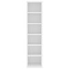 vidaXL Cd-kast 21x20x88 cm bewerkt hout wit