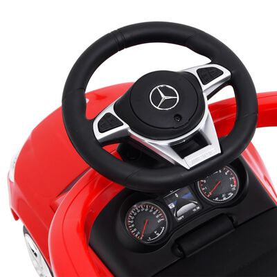 vidaXL Duw-loopauto Mercedes Benz C63 rood