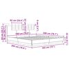 vidaXL Bedframe met Hoofdeinde Artisan Eiken 180 x 200 cm Bewerkt hout