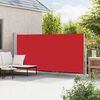 vidaXL Tuinscherm uittrekbaar 180x500 cm rood