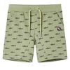 vidaXL Kindershorts met trekkoord 128 lichtkaki