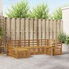 vidaXL Sofa-Sets 6 pcs Naturel Massief Acaciahout