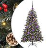 vidaXL Kunstkerstboom met 150 LED Groen 120 cm PVC en Plastic en Staal
