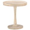 vidaXL Bijzettafel &Oslash;50x55 cm massief mangohout