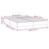 vidaXL Boxspring bed stof zwart 140x200 cm