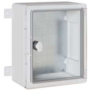 vidaXL Bedieningskast Grijs 32 x 13 x 30 cm ABS Kunststof