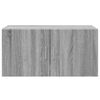 vidaXL Wandkast 80x42,5x40 cm bewerkt hout grijs sonoma eikenkleurig