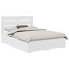 vidaXL Bedframe met lade met hoofdeinde Wit 160 x 200 cm Bewerkt hout