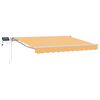 vidaXL Handmatige Luifelhouder met LED's Zand 2,5 x 2 m