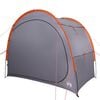 vidaXL Opbergtent waterdicht grijs en oranje