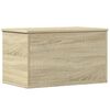 vidaXL Opbergbox 60x35x35 cm bewerkt hout sonoma eikenkleurig