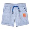 vidaXL Kindershorts met trekkoord 116 gem&ecirc;leerd blauw