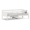 vidaXL Slaapbank zonder matras 80x200 cm massief grenenhout wit