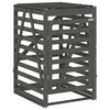 vidaXL Containerberging 84x90x128,5 cm massief grenenhout grijs