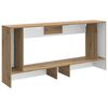 vidaXL Wandtafel Artisan Eik 155 x 29 x 74 cm Geconstrueerd hout