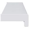 vidaXL Vensterbank Wit 60 x 10 x 4,5 cm PVC