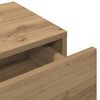 vidaXL Wandschap met lades 80x33x17 cm bewerkt hout artisanaal eiken