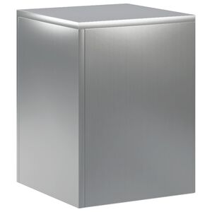 vidaXL Plantenstandaard zilver 30 x 30 x 40 cm Staal