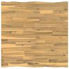 vidaXL Live Edge Tafelblad 70 x 70 x 3,2 cm Vierkant