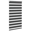 vidaXL Zebra rolgordijn 90x150 cm stofbreedte 85,9 cm zwart