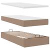 vidaXL Ottoman bed met matras en LED's 80x200 cm kunstleer