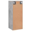 vidaXL Wandkast 34,5x34x90 cm bewerkt hout betongrijs