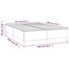 vidaXL Boxspring bed kunstleer cappuccinokleurig 140x190 cm