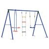 vidaXL Buiten Schommelset Meerkleurig 263 x 185 x 185 cm Staal en PE
