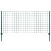 vidaXL Euro hek 20x1 m staal groen