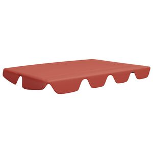vidaXL Vervangingsluifel voor schommelbank 150/130x105/70cm terracotta