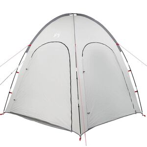 vidaXL Zwembad Tent Grijs 366 x 305 x 231 cm Polyester en Glasvezel