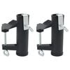 vidaXL Parasolklemmen voor balkon 2 st 25-38 mm staal