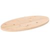 vidaXL Tafelblad 70x35x2,5 cm massief grenenhout ovaal