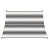vidaXL Zonneschaduwzeil Lichtgrijs en wit. 3 / 4 x 3 m HDPE
