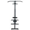 vidaXL Lat pulldown machine Zwart 110 x 70 x 187 cm Gepoedercoat staal