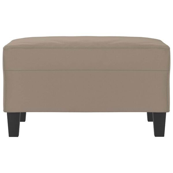 vidaXL Voetenbank 70x55x41 cm microvezelstof taupe