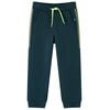 Kinderjoggingbroek met trekkoord 140 mosgroen