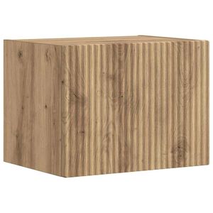 vidaXL TV Wandkast Ambachtelijk eiken 60 x 31 x 29.5 cm Bewerkt hout