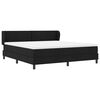 vidaXL Boxspringbed met matras met hoofdeinde Zwart 180 x 200 cm Stof