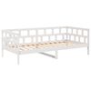 vidaXL Slaapbank massief grenenhout wit 90x190 cm