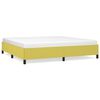 vidaXL Bedframe zonder matras 200x200 cm stof groen
