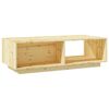 vidaXL Salontafel 110x50x33,5 cm massief vurenhout